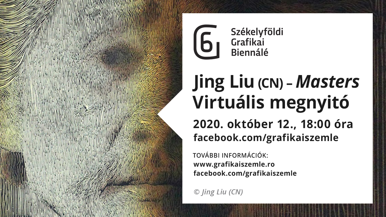 JING LIU kínai grafikus MESTEREK című kiállítása a 6. Székelyföldi Grafikai Biennálén