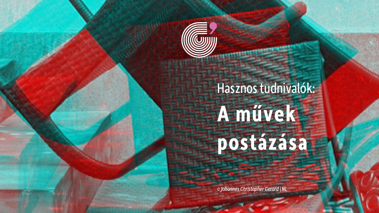 Hasznos tudnivalók: a művek postázása